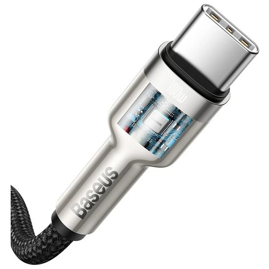 Baseus Datový kabel Cafule USB-C/USB-C 2m 100W černý