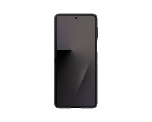 Samsung Silikonový kryt s držákem na prst Flip7 Black
