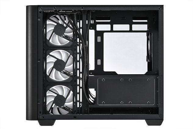 FSP M580-BP/Midi Tower/Transpar./Černá