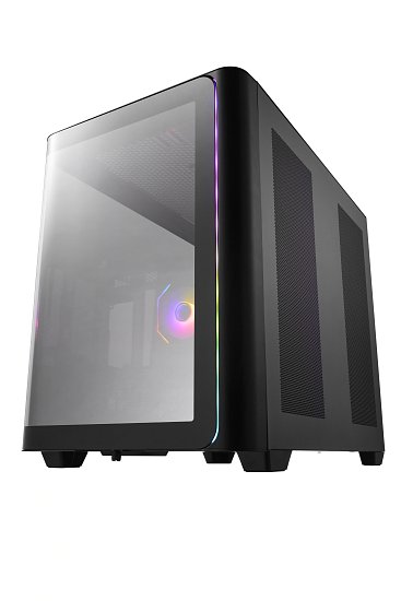 FSP M580-BP/Midi Tower/Transpar./Černá