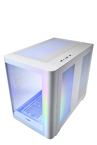 FSP M580-WP/Midi Tower/Transpar./Bílá