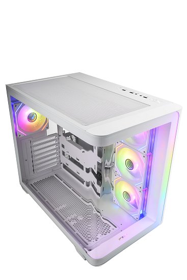 FSP M580-WP/Midi Tower/Transpar./Bílá