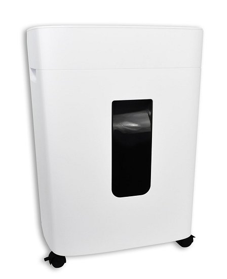 Skartovačka DESQ, 2 x 12 mm, 20l, křížový řez, bílá