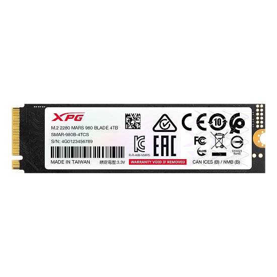 ADATA SSD 4TB XPG MARS 980 BLADE  Gen5x4