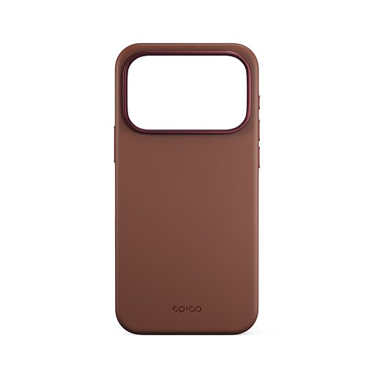 Epico Leather Mag+ Case iPhone 17 Pro Max - hnědá