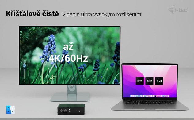 i-tec Thunderbolt5 Quattro Display Docking Station, 5x USB, 2.5 GLAN, Power Delivery 140W