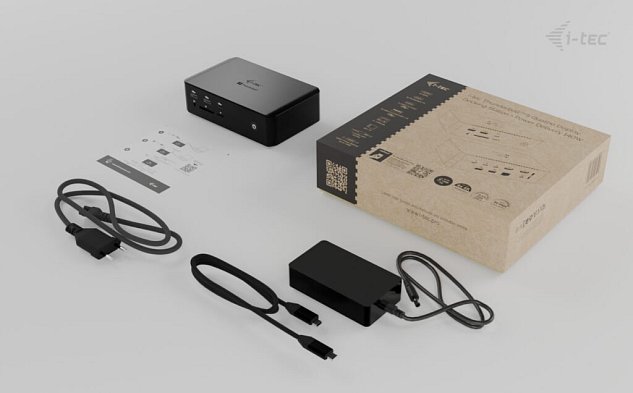 i-tec Thunderbolt5 Quattro Display Docking Station, 5x USB, 2.5 GLAN, Power Delivery 140W