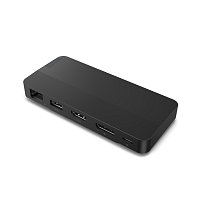 Lenovo USB-C Dual Display Travel Dock (w/ adapter)