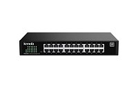 Tenda TEG2224D Websmart L2 cloud managed switch, 24x 10/100/1000 Mbps, Kov, Fanless-bez ventilátorů