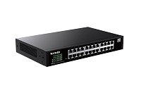 Tenda TEG2224D Websmart L2 cloud managed switch, 24x 10/100/1000 Mbps, Kov, Fanless-bez ventilátorů