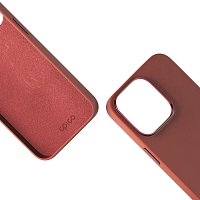 Epico Mag+ kožený kryt iPhone 15 Pro Max - hnědá