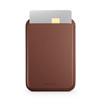 Epico Mag+ Leather Wallet - hnědá