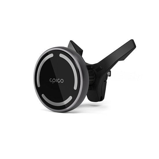 Epico Magnetic Wireless Car Charger - šedá