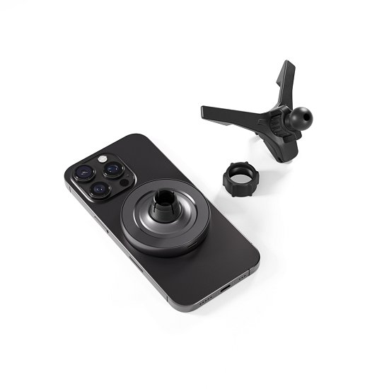 Epico Magnetic Wireless Car Charger - šedá