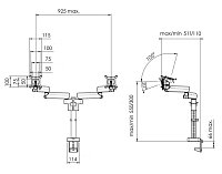 Stojan na 2 monitory Vogel's MOMO 2237 B