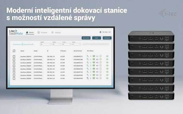 i-tec USB-C Intelligent Triple Display Docking Station, Power Delivery 100W