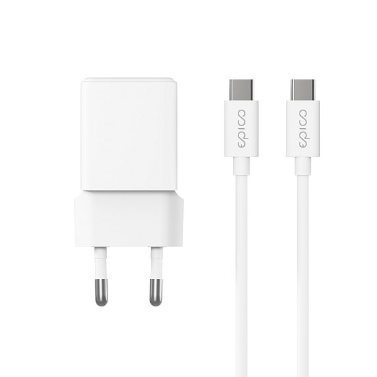 Epico GaN 20W adaptér EA20 s 1,2 m USB-C kabelem
