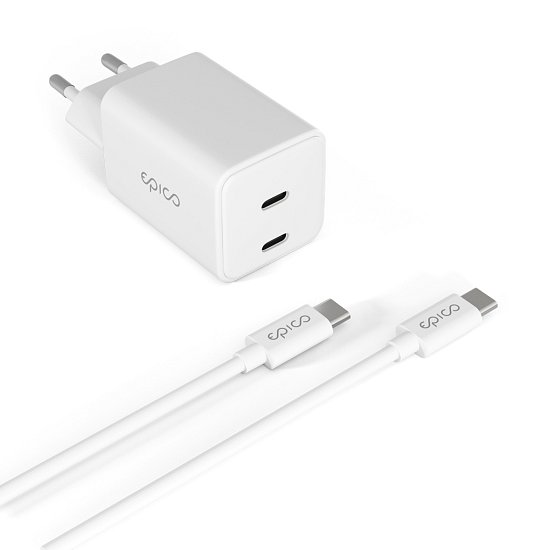 Epico GaN 45W adaptér EA45 s 1,2 m USB-C kabelem