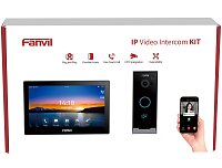 Fanvil VIK-01, video interkom kit (dotyková stanice i504W + interkom i60 + app), Wi-Fi, 7