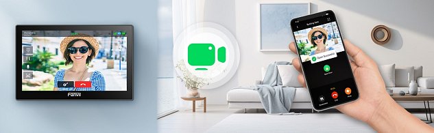 Fanvil VIK-01, video interkom kit (dotyková stanice i504W + interkom i60 + app), Wi-Fi, 7