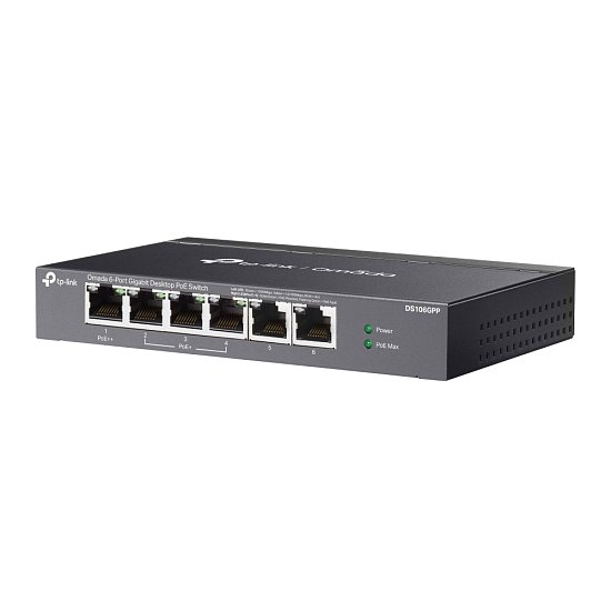DS106GPP TP-link Omada, 6G, 3 PoE+, 1 PoE++, switc