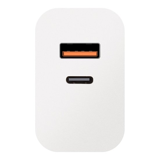 OBAL:ME Cestovní Nabíječka USB-A + USB-C 25W White