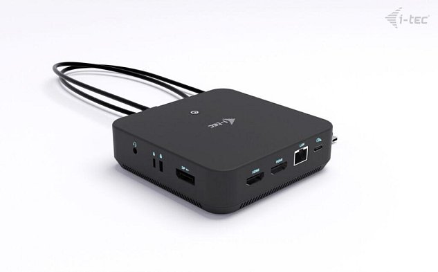 i-tec USB-C DP Dual HDMI Docking Station, Power Delivery 100W