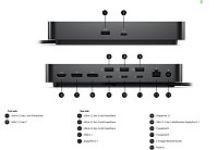 Dell dokovací stanice SD25TB5 300W Power delivery USB-C