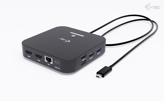 i-tec USB-C Dual HDMI Docking Station with Power Delivery 100W + i-tec Universal Charger 100W