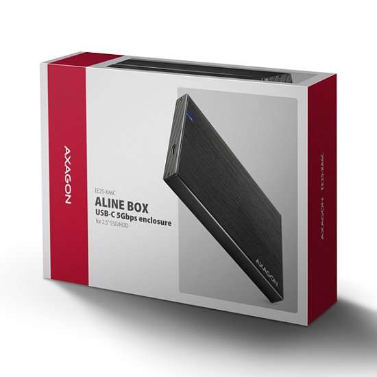 AXAGON EE25-XA6C, USB-C 5Gbps - SATA 6G, 2.5