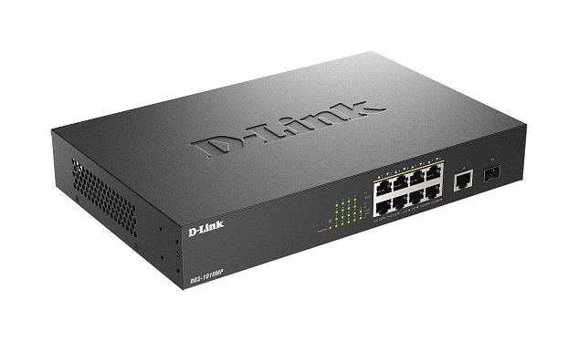 D-Link DGS-1010MP/E 10x 1000 Desktop PoE+ Switch