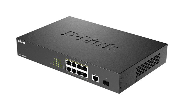 D-Link DGS-1010MP/E 10x 1000 Desktop PoE+ Switch