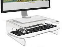 Podstavec pod monitor DESQ s výřezem na klávesnici