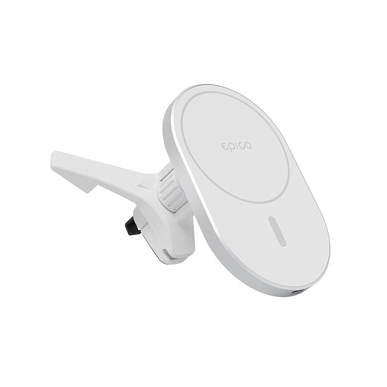 Epico Ellipse MagSafe Car Charger - stříbrná
