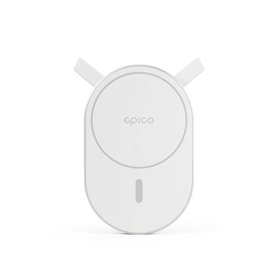 Epico Ellipse MagSafe Car Charger - stříbrná