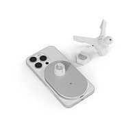 Epico Ellipse MagSafe Car Charger - stříbrná