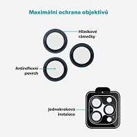 Epico Alu Lens iPhone 17 Pro/Max - modrá