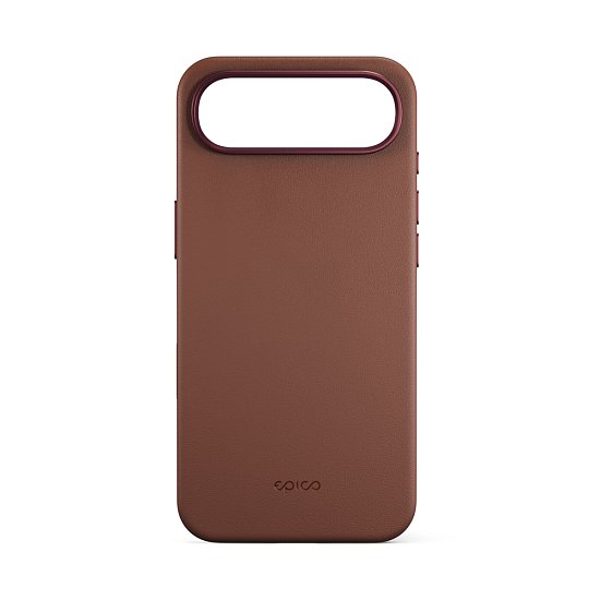 Epico Leather Mag+ Case iPhone Air - hnědá