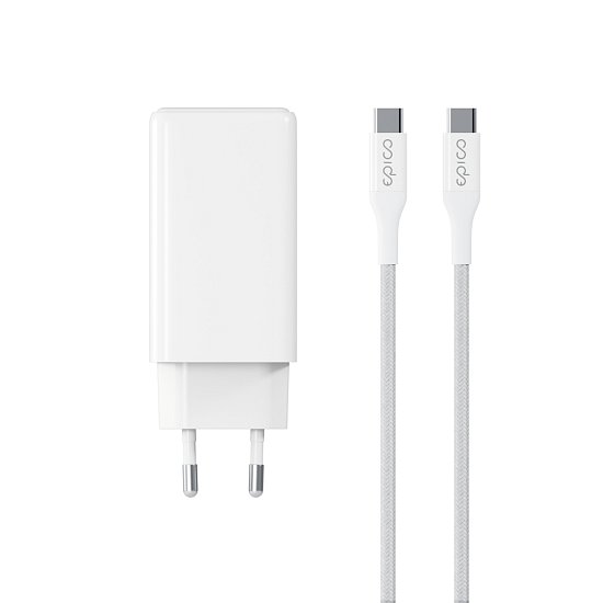 Epico GaN 100W adaptér EA100 s 1,2 m USB-C kabelem