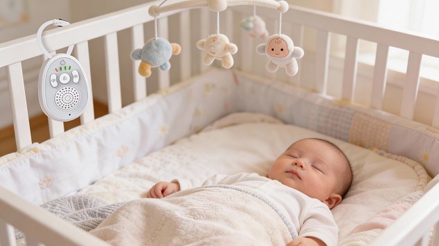 EVOLVEO LULLA – Dětská audio chůvička s ukolébavkami a přenosem hlasu