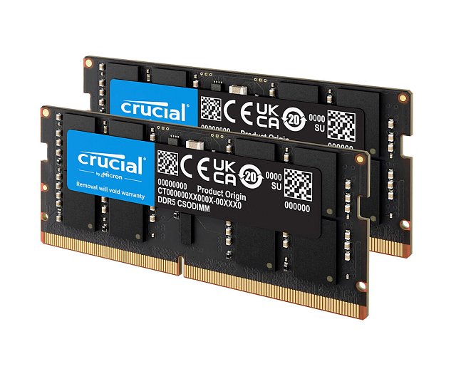 Crucial/CSODIMM DDR5/64/6400MHz/CL52/2x32GB