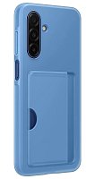 Samsung Zadní kryt s kapsou na kartu A17 Blue