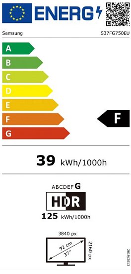 Samsung Odyssey G7/LS37FG750EUXEN/37