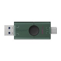 DataTraveler Duo G2/128GB/USB 3.2/USB-A + USB-C/Zelená