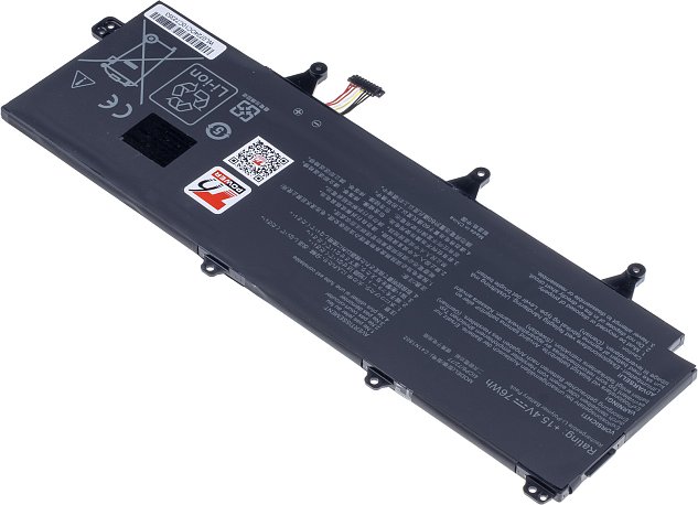 Baterie T6 Power pro Asus ROG Zephyrus GX701GV, GX701GW, GX735GV, 4940mAh, 76Wh, 4cell, Li-poly