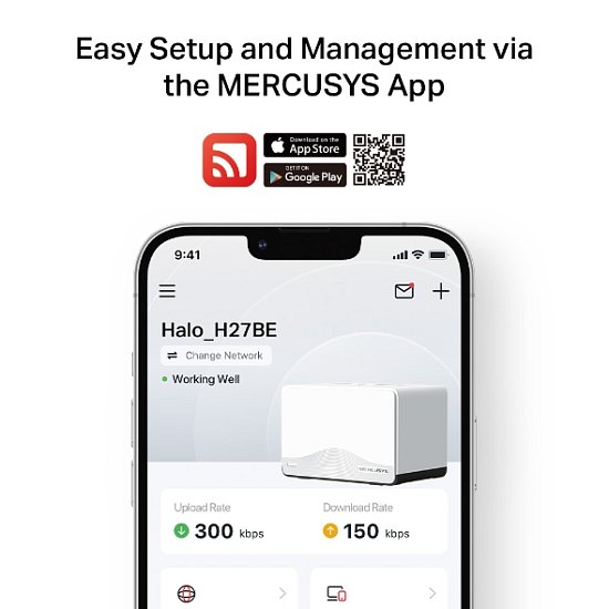 Halo H27BE(1-pack) BE3600 Home Mesh Wi-Fi7 system