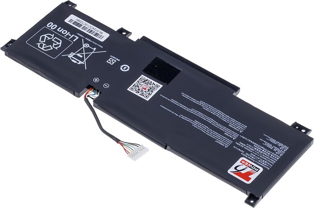 Baterie T6 Power pro MSI BTY-M492, 4700mAh, 53,5Wh, 3cell, Li-pol, white connector