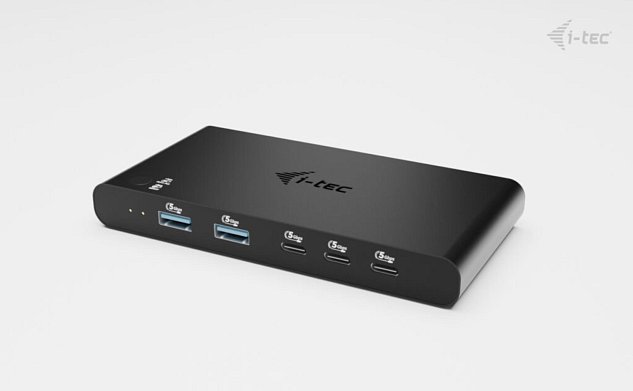 i-tec KVM Docking Station HDMI for 2 hosts, Power Delivery 2x 100W