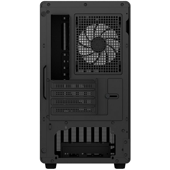 EVOLVEO Panthera, mATX/3x ARGB 120/dřevo+sklo