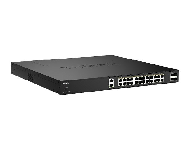 D-Link DXS-1250-28YP/E 28-Port 10G Multi-Gigabit PoE++ Smart Managed Switch with 4 x 25G SFP28 Ports